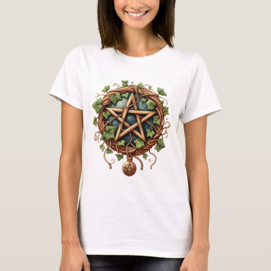 自然の五芒星 Tシャツ (正面)