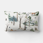 自然の交響曲 カスタマイズ可能 ランバークッション (裏面)