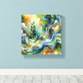 自然の交響曲 キャンバスプリント (インサイチュ (ウッドフロア))