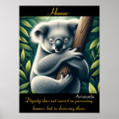 自然の優しい抱擁の中で名誉が残る ポスター (正面)