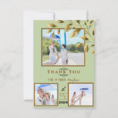 自然の優雅さを纏って サンキューカード (正面)