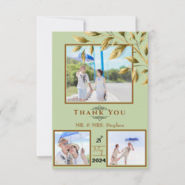 自然の優雅さを纏って サンキューカード