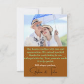 自然の優雅さを纏って サンキューカード (裏面)