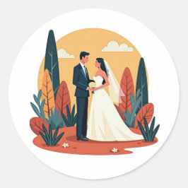 自然の優雅さ ラウンドシール