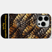 自然の光の中の複雑なパターン Case-Mate iPhoneケース (裏面 (横))