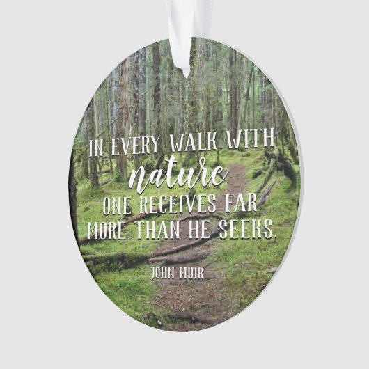 自然の円形のオーナメントが付いているあらゆる歩行 オーナメント (正面)