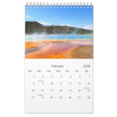 自然の写真のカレンダー カレンダー (2月 2026)