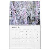 自然の写真撮影のカレンダーの2017年の美しい カレンダー (2月 2027)