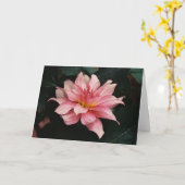 自然の写真撮影 カード (黄色い花)