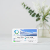 自然の写真撮影 名刺 (スタンド正面)