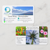 自然の写真撮影 名刺 (正面/裏面)