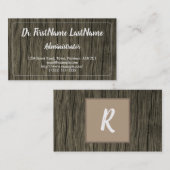 自然の刺激を受けたな管理者の名刺 名刺 (正面/裏面)