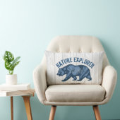 自然の動物の野性生物の恋人のためのパーソナライズなギフト ランバークッション (椅子)