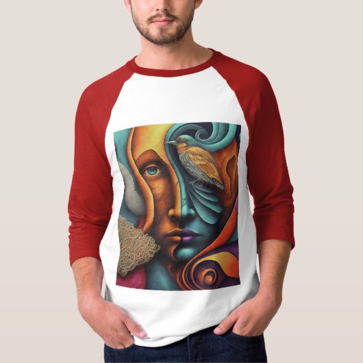 自然の反射 Tシャツ (正面)