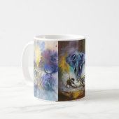 自然の口：野生を受け入れる コーヒーマグカップ (正面左)