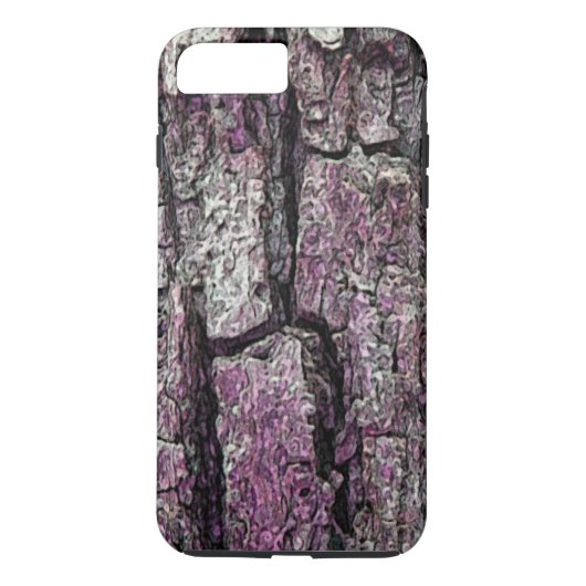自然の古いマツ吠え声の写真の紫色 Case-Mate iPhoneケース (裏面)