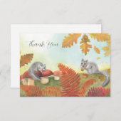 自然の可食性ドームス サンキューカード (正面/裏面)