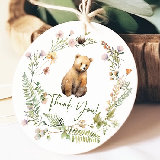 自然の喜びはベビーシャワーお気に入りギフトラベル フェイバータグ