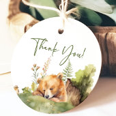 自然の喜びはベビーシャワーお気に入りギフトラベル フェイバータグ