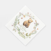 自然の喜びはベビーシャワー スタンダードランチョンナプキン (角)