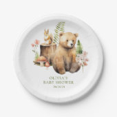 自然の喜びはベビーシャワー ペーパープレート (正面)