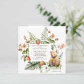 自然の喜びはベビーシャワー 招待状 (スタンド正面)