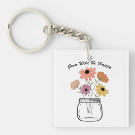 自然の喜びを受け入れる：自然の魔法喜び キーホルダー