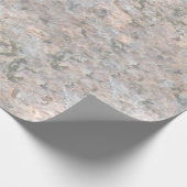 自然の地質学の写真の石の質 ラッピングペーパー (角)