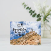 自然の壮大さを捉える ポストカード (スタンド正面)