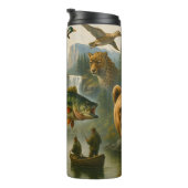 自然の壮大さ、ワイルダネス・コラージュ タンブラー (回転右)