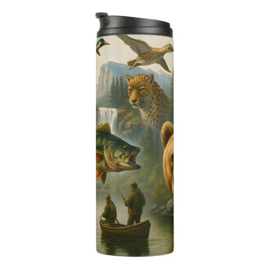 自然の壮大さ、ワイルダネス・コラージュ タンブラー (回転右)