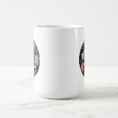 自然の壮大な交響曲の謙虚な英雄 コーヒーマグカップ (中央)