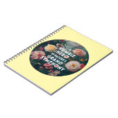 自然の壮大な交響曲の謙虚な英雄 ノートブック (左側)