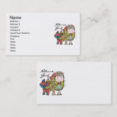 自然の女の子 名刺 (正面/裏面)