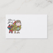 自然の女の子 名刺 (裏面)