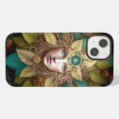 自然の女神の曼荼羅 iPhoneケース (裏面横)