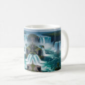 「自然の威厳を手にナイアガラ」 コーヒーマグカップ (正面右)