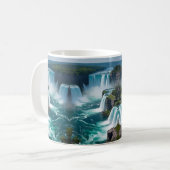 「自然の威厳を手にナイアガラ」 コーヒーマグカップ (正面左)
