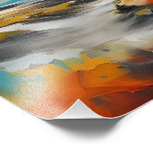 自然の威厳を捉える フォトプリント            (角)