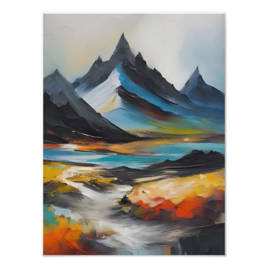 自然の威厳を捉える フォトプリント            (正面)