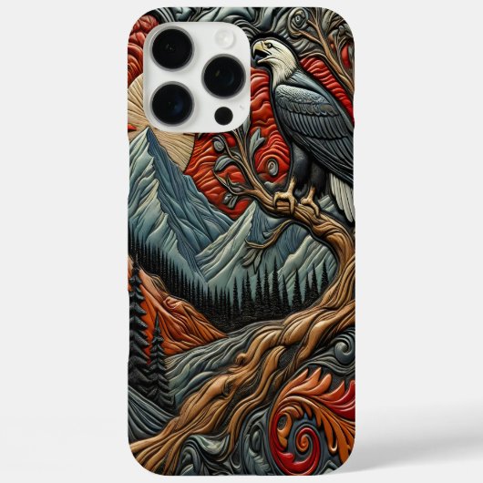 自然の威厳 イーグルアート Case-Mate iPhoneケース (裏面)
