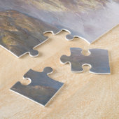 自然の威厳：熱帯の楽園に虹を ジグソーパズル (側面)