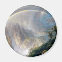 自然の威厳：熱帯の楽園に虹を マグネット