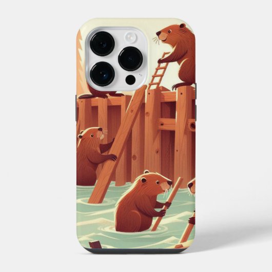自然の守護者 iPhoneケース (裏面)