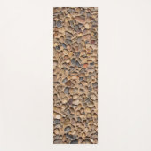 自然の小石は写真に投石します ヨガマット (正面)