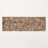 自然の小石は写真に投石します ヨガマット (正面(横))