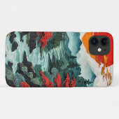 自然の山と森の静かな風景 Case-Mate iPhoneケース (裏面(横))