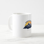 自然の山のデザインがかわいいマグカップ コーヒーマグカップ (正面左)