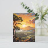 自然の平和な景観#9 ポストカード (スタンド正面)