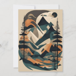 自然の幾何学的なシンフォニーで旅をする 招待状